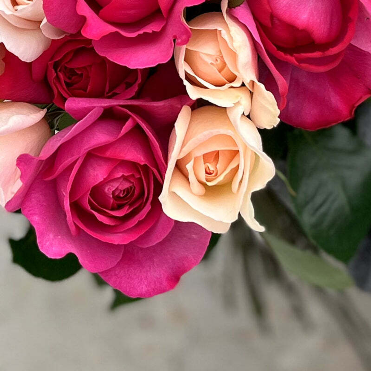 ❤️ Романтический микс — букет пионовидных ароматных роз — в день всех влюблённых у Феи