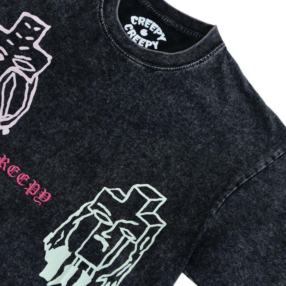 Футболка Creepy Clothing Кресты черная