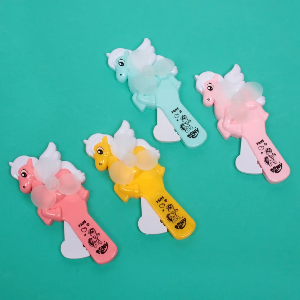 Вентилятор «Милый пони» 8,5*20,5 см, микс