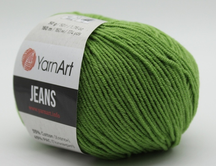 Пряжа "Jeans" 69 Трава