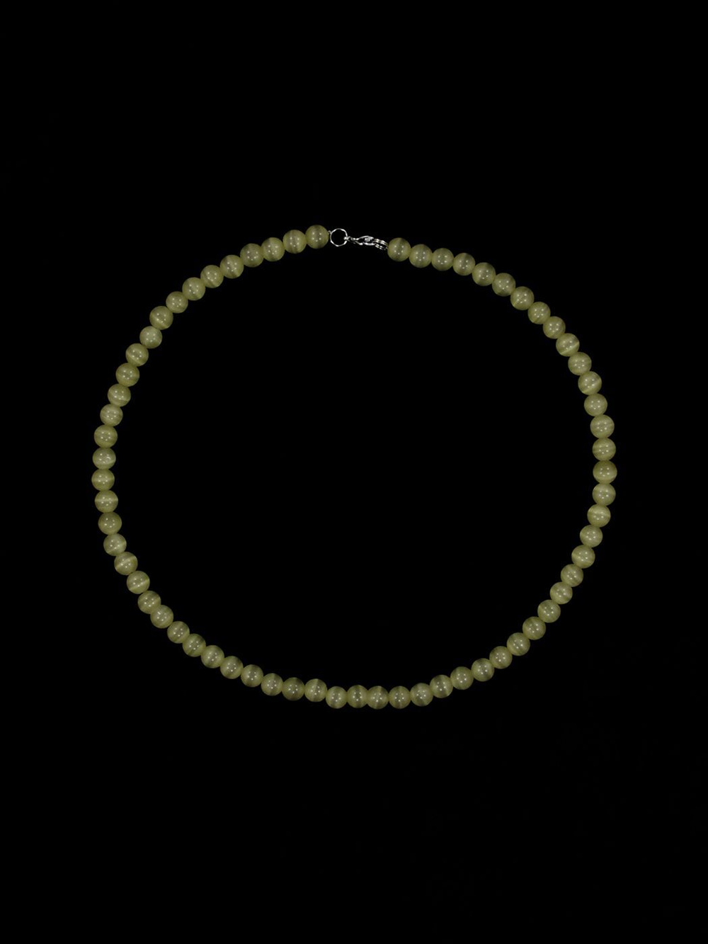 Бусы из кошачьего глаза kgbu002-jel8