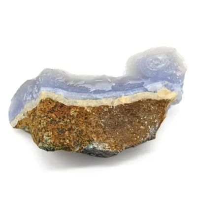 Коллекционный минерал агата голубого (сапфирин) 123*80*45мм, 347г.