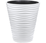 Кашпо ДЮНА D340мм 9/19,5л H 385мм со вставкой