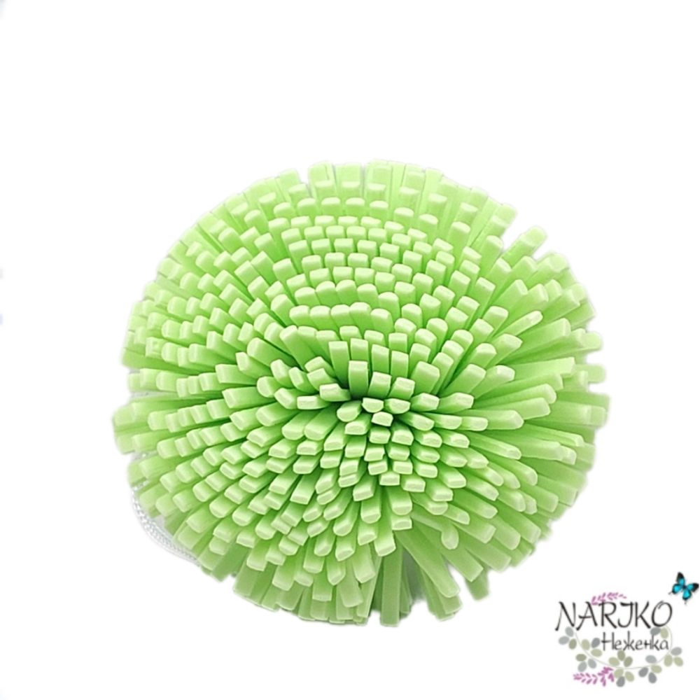 Мочалка- спонж для тела зелёная SOLOMEYA Bath Sponge Green.