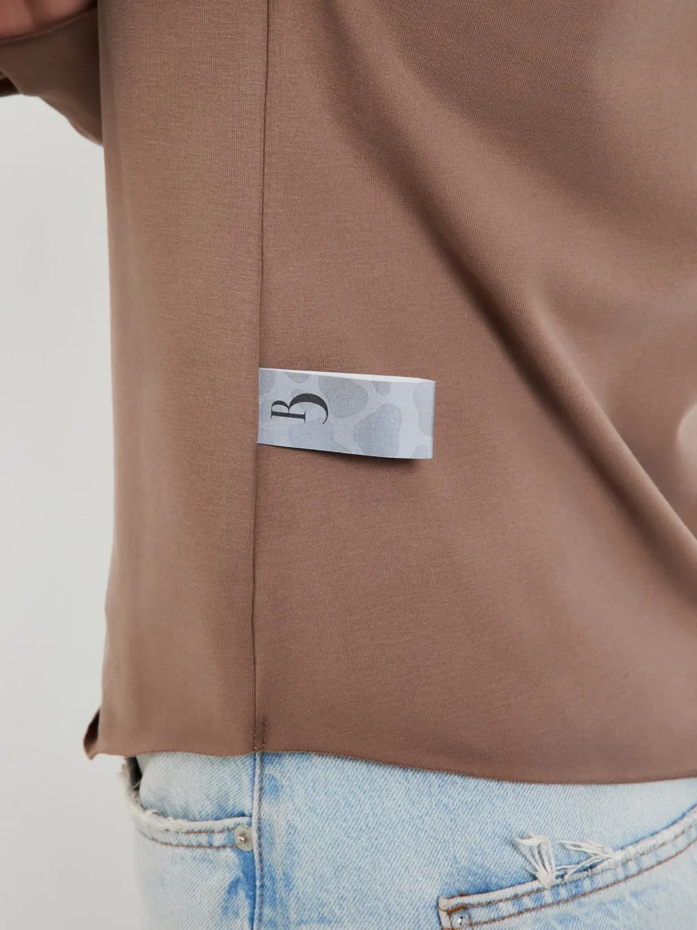 Лонгслив Базовый Мокко