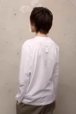 Лонгслив VPQ Монтажные листы Белый