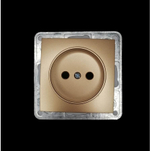 Розетка 1-я без з/к Profitec Tesla шампань