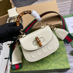 Gucci Bamboo 1947 Mini Top Handle Bag 17 cm