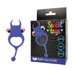 Виброкольцо Sweet toys синее D 3 см