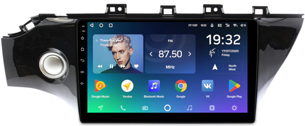 Магнитола для KIA Rio 4, Rio X-Line 2017-2020 (рамка под 10" с кнопкой) - Teyes SPRO+ Android 10, ТОП процессор, 4-64, SIM-слот