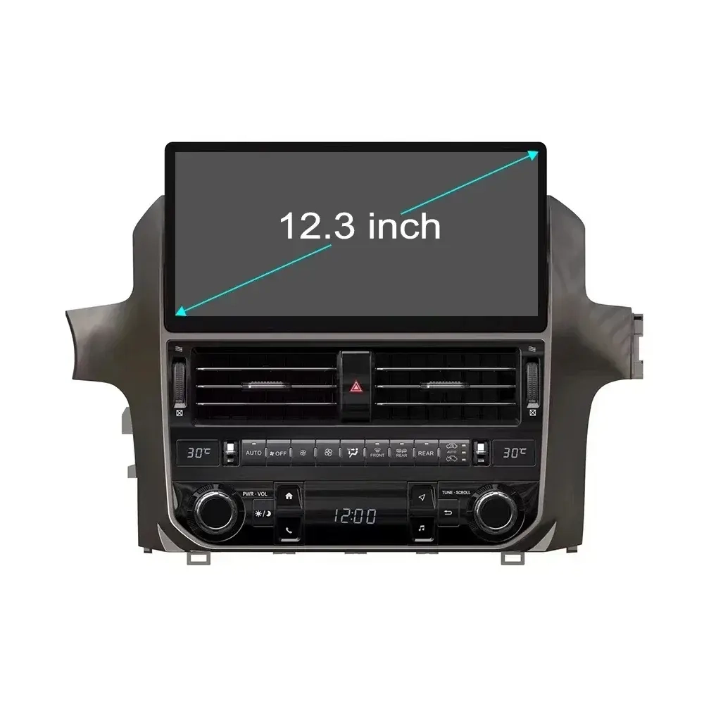 Магнитола для Lexus GX460 2009-2019 - Carmedia BNR-16GXMEG12 монитор 12.3" на Android 13, 8ГБ+128ГБ, 4G SIM-слот, CarPlay