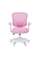 Кресло детское компьютерное CHAIRMAN CH106 розовый, с подножкой