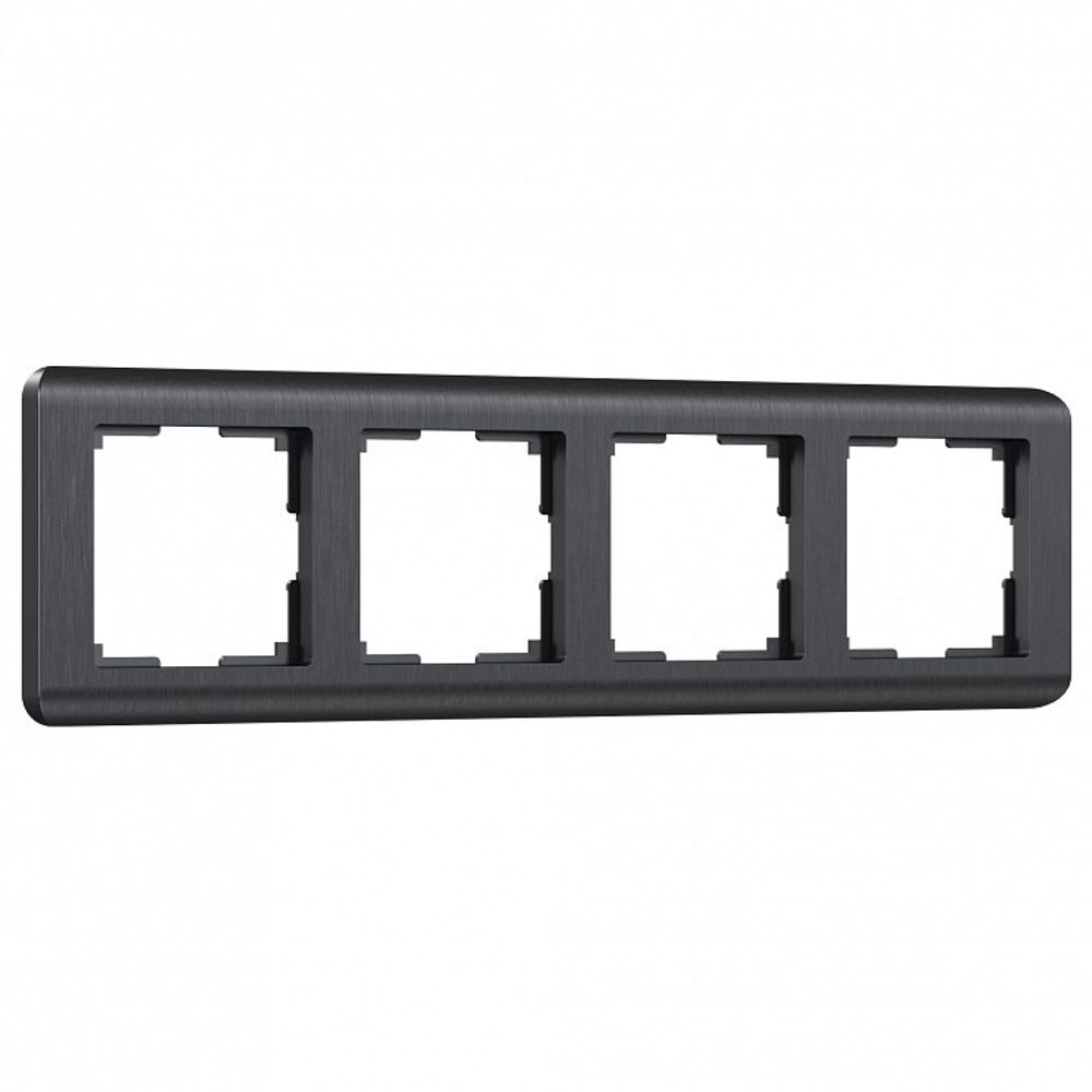 Рамка на 4 поста Werkel Stream (графит) W0042104