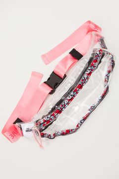 Сумка ЗАПОРОЖЕЦ Prozrachnaya на пояс Розовый