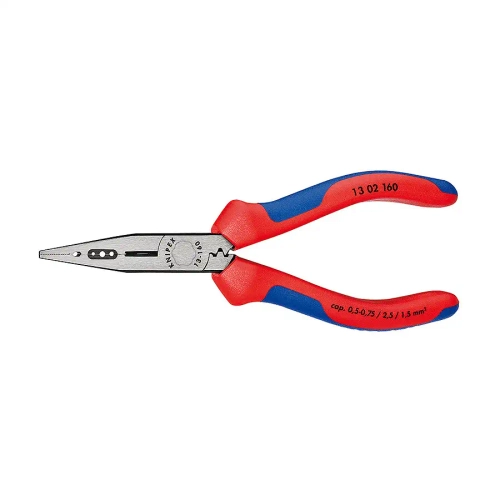 Плоскогубцы для монтажа проводов черненые 160 мм Knipex 13 02 160