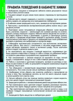 Комплект таблиц "Основы химических знаний. Правила проведения лабораторных работ"; 6 таблиц
