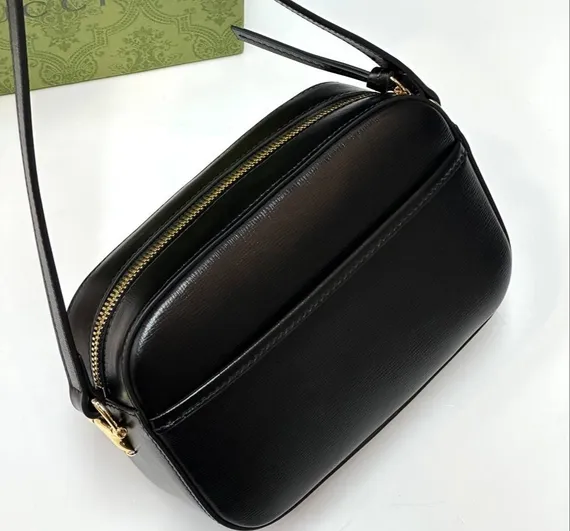 Маленькая сумка на плечо Gucci Horsebit 1955 черный