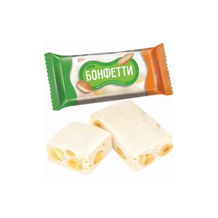Конфеты Бонфетти нуга с арахисом весовые (2816)