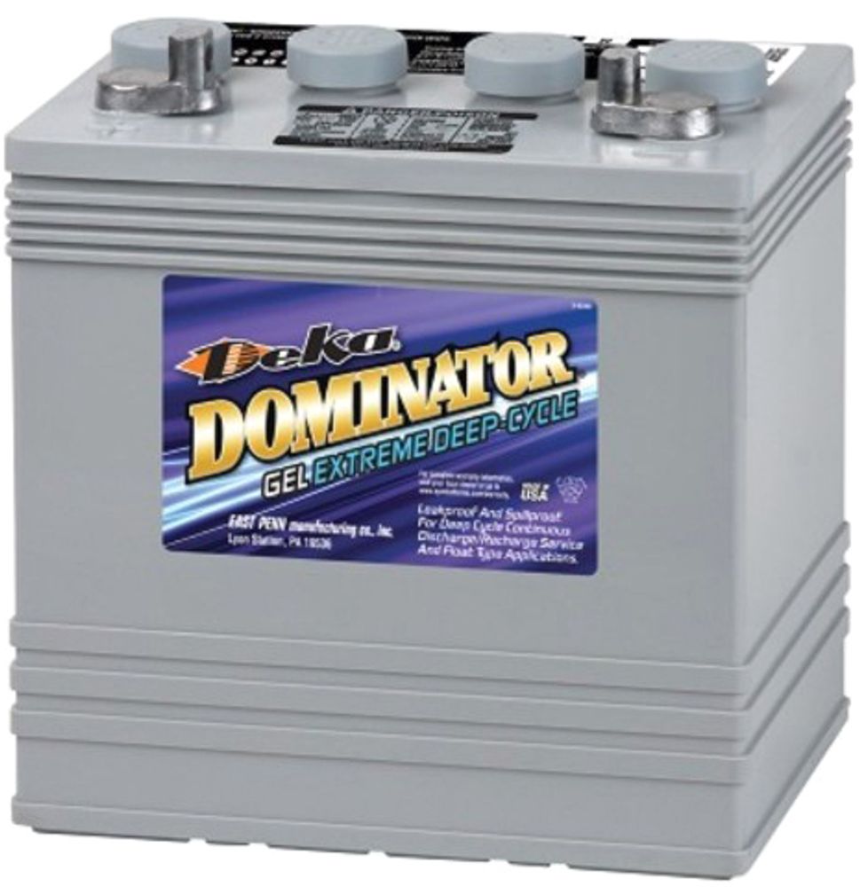 Аккумулятор тяговый Deka Dominator 8G8VGC 8В GEL 147а/ч, необслуживаемый