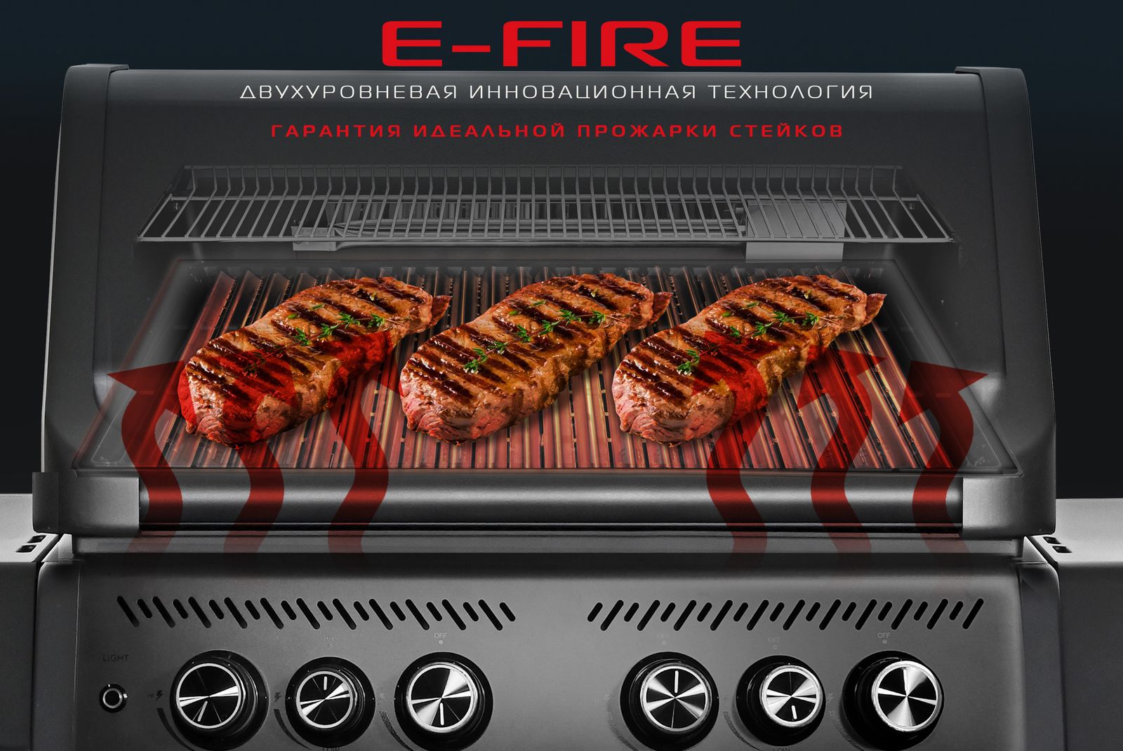 Газовый гриль 4+2 горелки фото №42