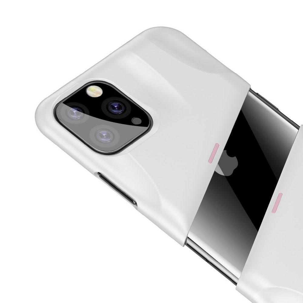 Чехол для Apple iPhone 11 Pro Baseus Let''s go Airflow Cooling Game Protective Case - White&Pink