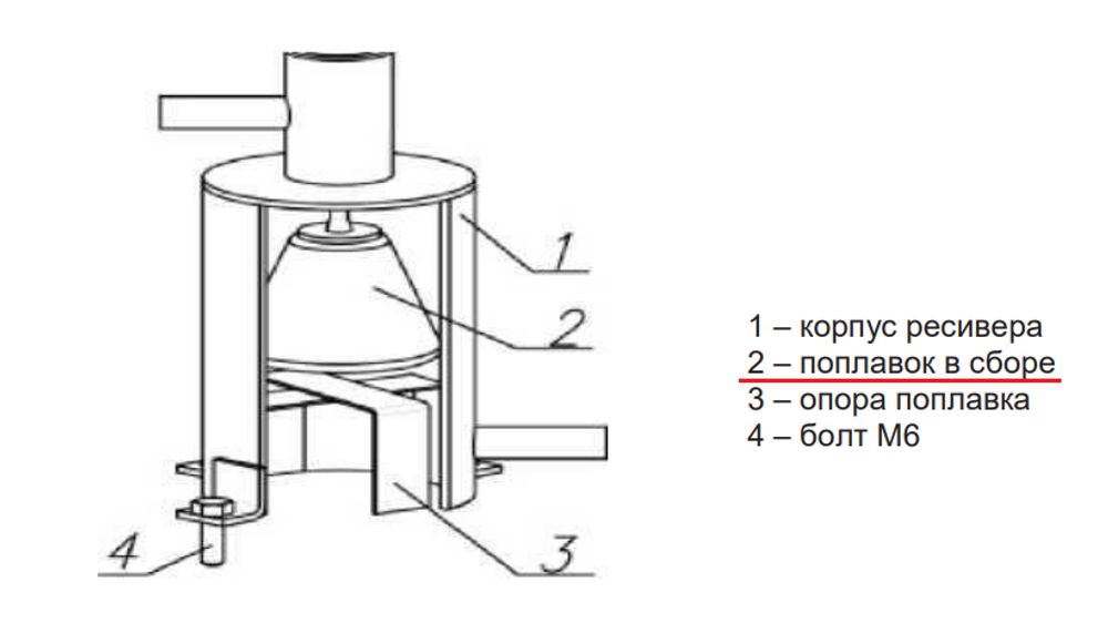 Поплавок для ресивера Фермер АДЭ-01, АДЭ-02