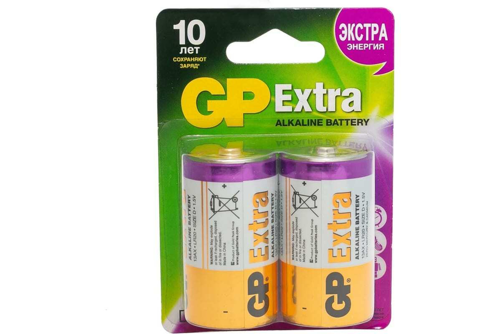 Батарейка LR20 GP Extra 1 шт.