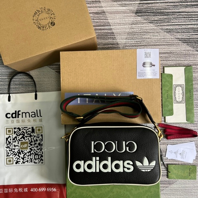 Gucci Adidas Shoulder Crossbody Bag 25 cm