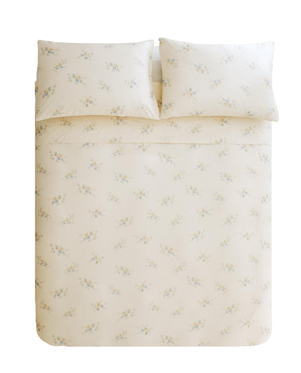Пододеяльник Zara Home сатин, хлопок 100%, с цветочным принтом, 7111/088