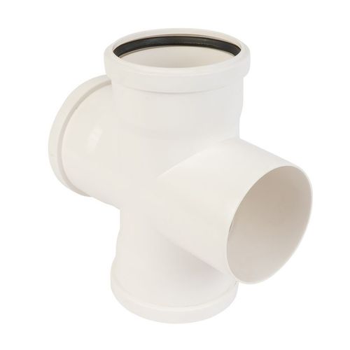 Крестовина канализационная 110х110х110 мм 87,5° бесшумная Дигор Люкс