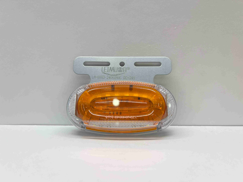 24V / Боковые Светодиодные габаритные фонари, 24 вольта, оранжевый, ОптиЛюм, LEIMU (за 1 шт.) -