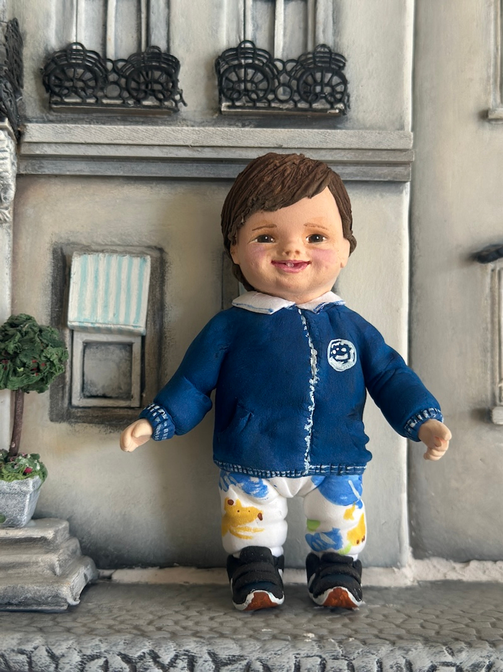 Елочная игрушка пупсик-Малыш Марк