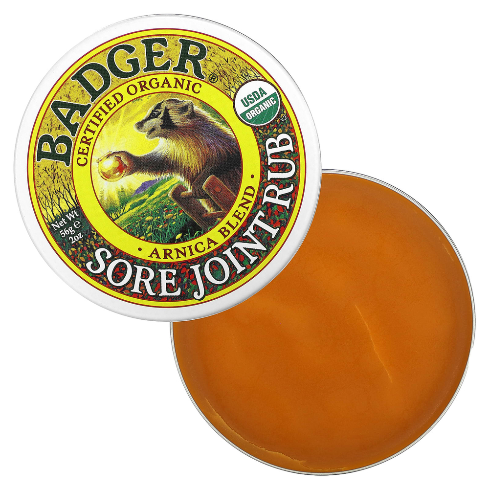 Badger, Крем от боли в суставах, на основе арники, 56 г (2 унции)