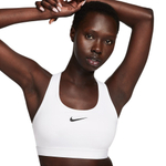 Спортивный женский топ Nike Swoosh Medium Support Bra White