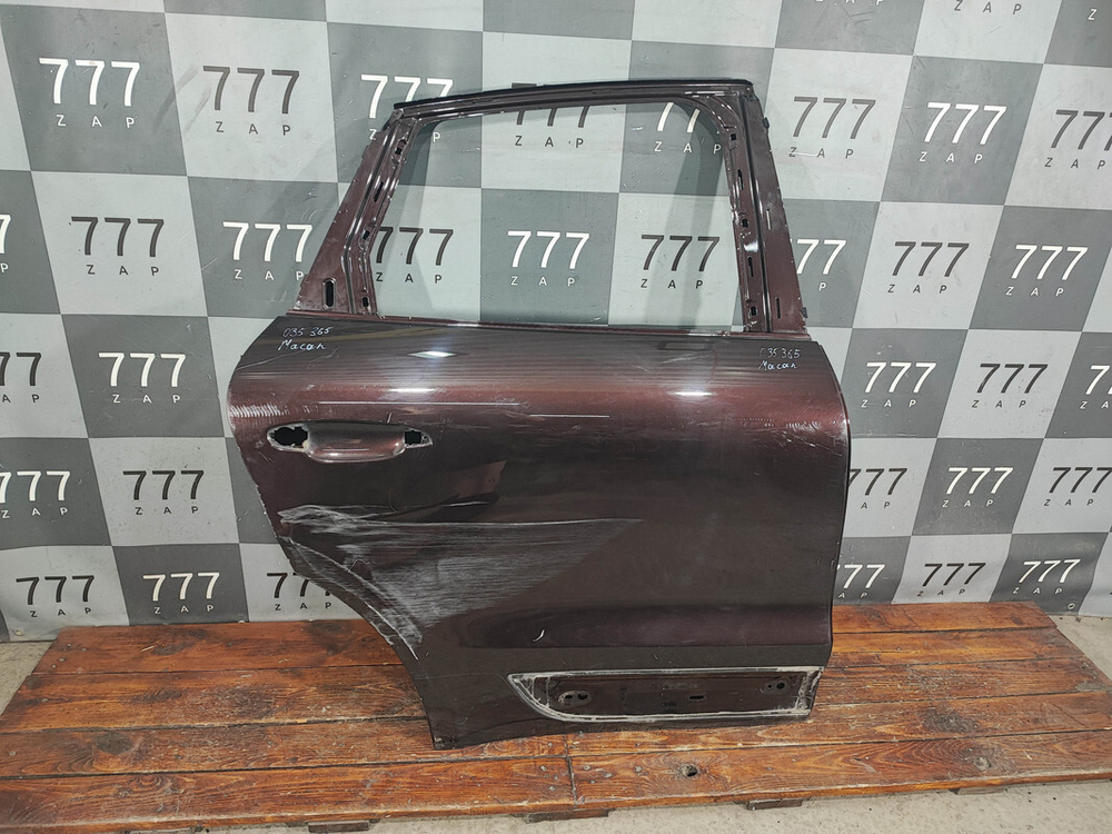 Дверь задняя правая Porsche Macan (95B) 14-нв Б/У Оригинал 95B833312A