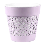 Кашпо для цветов пластиковое 3,5л d-16,8см «Блоссом» Лавандовый сорбет