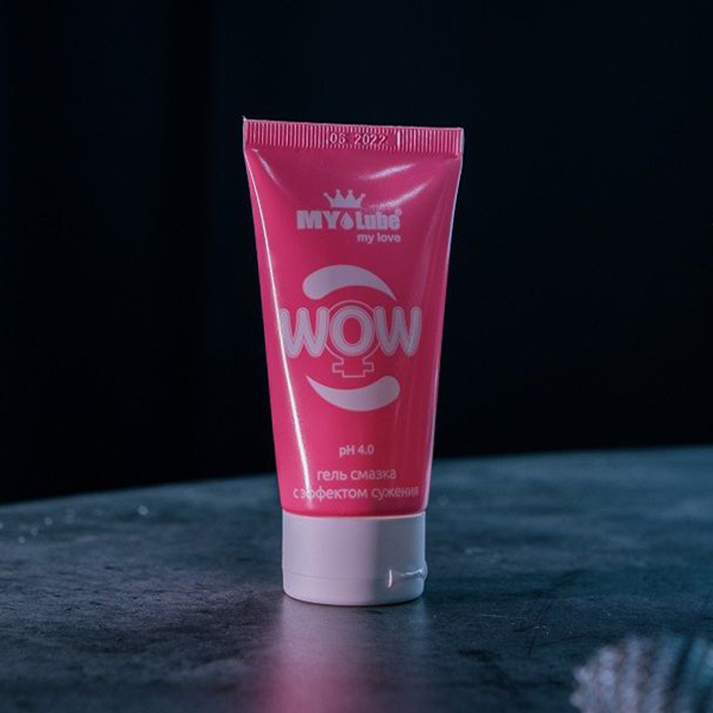 Интимная сужающая гель-смазка на водной основе MyLube WOW 50мл