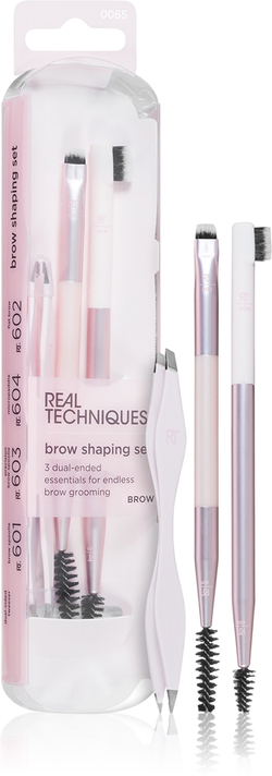 Real Techniques Original Collection Brow - Палетка для коррекции бровей, 3 szt.