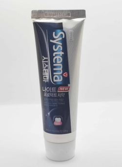 Набор корейских зубных паст LION SYSTEMA Tartar plus care + NIGHT PROTECT, против зубного камня и для ночного ухода, 2х120г