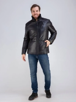 Дубленка мужская натуральная зимняя утепленная куртка Турция