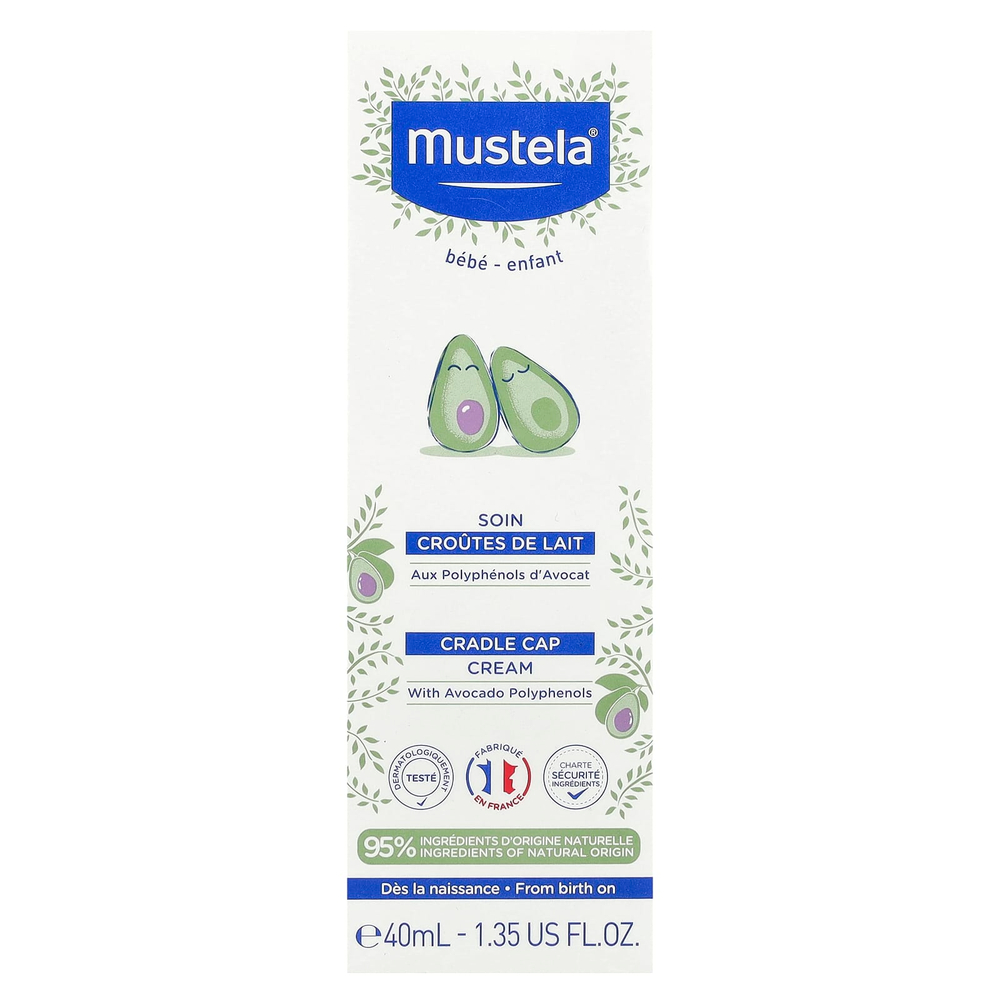 Mustela, Крем Cradle Cap, 1,35 жидкой унции (40 мл)