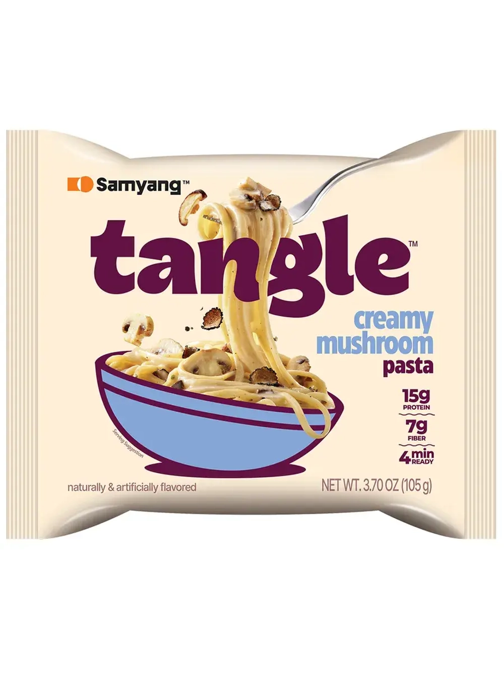 Паста Лингвини в сливочном соусе с Грибами 105 г * 2 шт