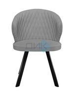 Стул DikLine 249 поворотный опоры чёрные