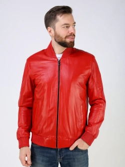 Кожаная куртка демисезонная Турция бомбер