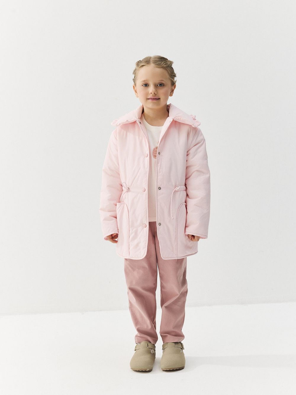 Куртка демисезонная с воротником "Роза"