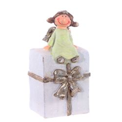 GAEM Фигурка декоративная "Ангел", L6 W7 H13 см, 3в.
