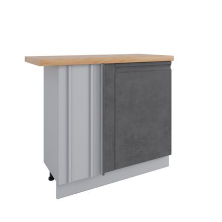 Кухня Модуль МСУ 1000 Скала Бетон темный (левый)