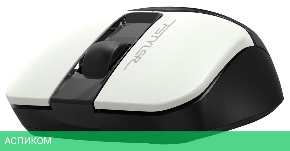 Мышь A4Tech Fstyler FM12 Panda белый/черный