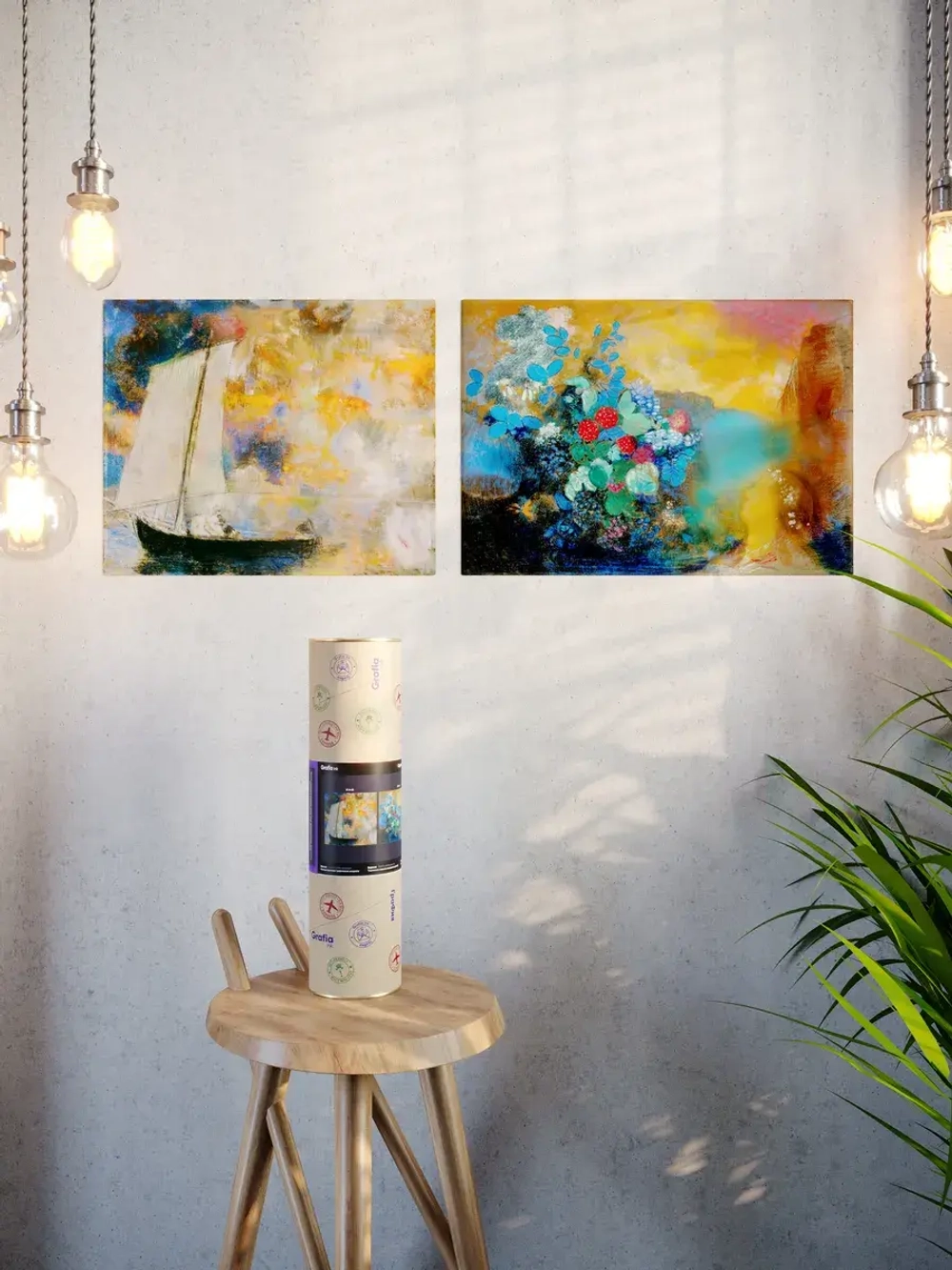 Картины-наклейки на стену для декора интерьерные №211