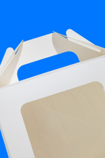 Упаковка с ложементом ForGenika JUMPL с окном белый 180*180*230 мм ST (25 шт./уп., 100 шт./кор.)